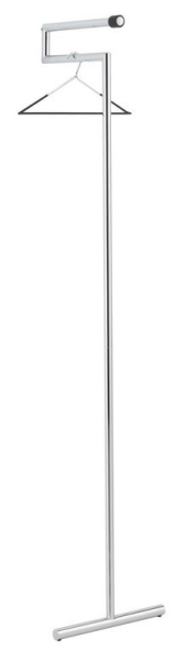 MOX Kleiderständer snap chromstahl gebürstet